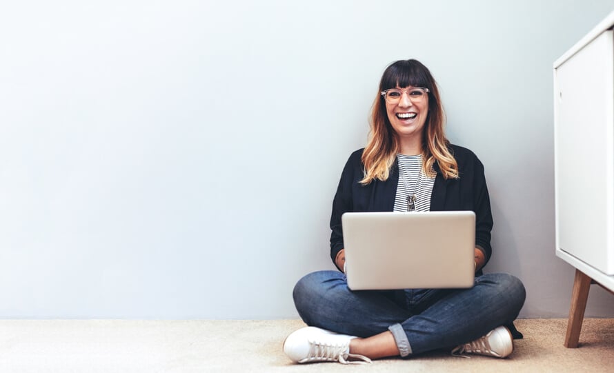 Woman Working from Home